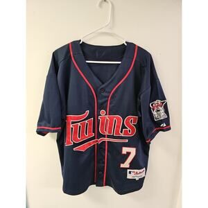 Joe Mauer #7 Minnesota Twins Authentic Collection MLB majestic Jersey size 48